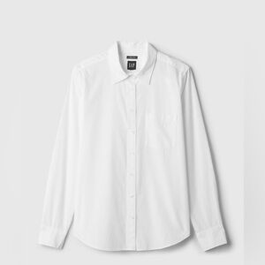 GAP White Button-Down Women's Shirt